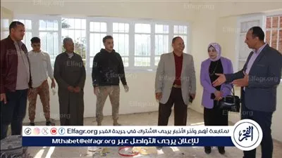 وكيل صحة بني سويف يتفقد مدرسة تمريض سمسطا عقب نقلها لقرية بدهل لحين تطوير المستشفى