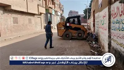 حملات للنظافة العامة ورفع الأتربة والمخلفات وصيانة الإنارة وتمهيد الطرق بمركز سنورس