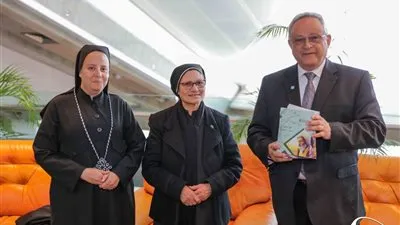 مكتبة الإسكندرية تستقبل وفد من دير الأنبا إبرام