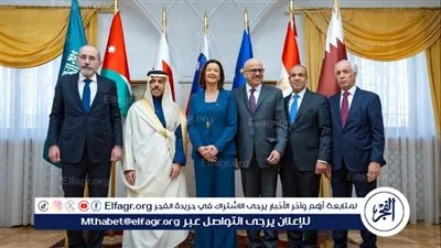 5 دول عربية تبحث مع سلوفينيا تطورات خطة غزة