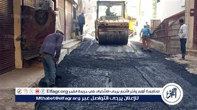 محافظ أسيوط: رصف شارع 25 المتفرع من جسر السلطان بحي غرب