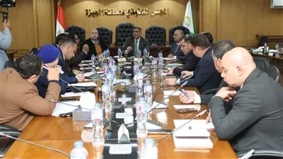 محافظ الجيزة يلتقي أعضاء مجلسي النواب والشيوخ عن دوائر أبو النمرس والبدرشين والحوامدية والعياط والصف وأطفيح لمناقشة خطط العمل