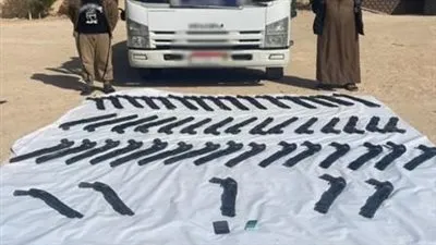الأمن يضبط 207 قطعة سلاح ناري لعناصر إجرامية بالقيمة المالية 20 مليون جنيه