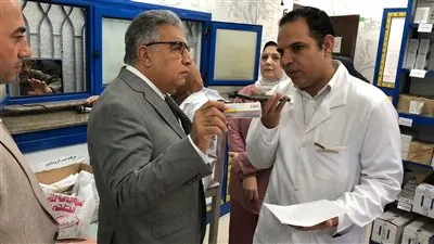 محافظ الدقهلية يتفقد عيادة أجا للتأمين الصحي