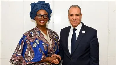 وزير الخارجية يلتقي مفوضة الطاقة والبنية التحتية بالاتحاد الأفريقي