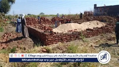 إزالة سور مخالف خلف منطقة الجواهرة واستكمال أعمال تركيب بلاط الإنترلوك بمنطقة نجع الخطباء بالأقصر