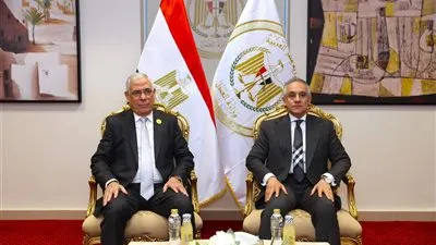 وزير العدل يستقبل النائب العام لتهنئته بتولي مهام منصبه