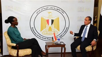 لقاء اعلامى للدكتور بدر عبد العاطي وزير الخارجية والتعاون الدولي والمصريين بالخارج مع مجموعة National Media Group الكينية وذلك على هامش زيارة سيادته إلى العاصمة نيروبي