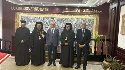 بطريرك الأقباط الكاثوليك يزور محافظ الأقصر