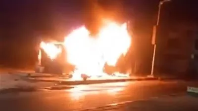 السيطرة على حريق كرفانات الإشراف بحي المجد في العبور الجديدة 