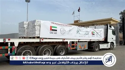 وكالة الإمارات للمساعدات تدعم غزة بالدفعة 303 من المساعدات من مصر إلى كرم أبو سالم