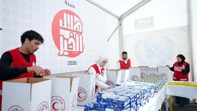 وزيرة التضامن: «المطبخ الإنساني الرمضاني» للهلال الأحمر المصري بالشيخ زويد يقدم مليون وجبة للأشقاء الفلسطينيين في غزة