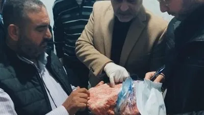 ضبط طن ونصف لحوم ودواجن فاسدة في حملة تموينية بالقليوبية