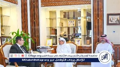 حاكم عجمان يستقبل رئيس جامعة القاهرة لبحث تعزيز التعاون العلمي والأكاديمي