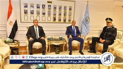 تفاصيل لقاء المحافظ الجديد مع مدير الأمن وحكمدار أسيوط اليوم 