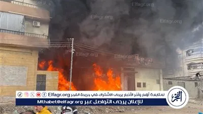 عاجل.. حريق هائل في مصنع ملابس بالمحلة الكبرى (صور)