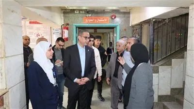 محافظ الجيزة يتفقد مستشفى أبو النمرس المركزي للتأكد من انتظام العمل