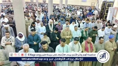 مساجد أسيوط تشهد إقبالًا كثيفًا من المواطنين لإداء صلاة التراويح في أول أيام شهر رمضان