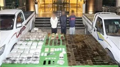 مصرع عنصرين إجراميين وضبط مخدرات بقيمة 77 مليون جنيه بالغربية