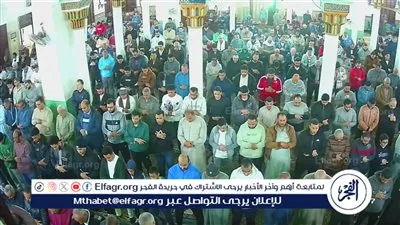 مساجد بني سويف كاملة العدد في صلاة تراويح الليلة الثالثة من شهر رمضان