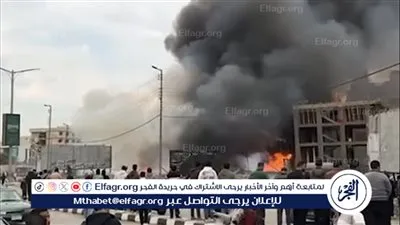 السيطرة على حريق بالخيمة الرمضانية أمام البوابة الخلفية لجامعة المنصورة ( توشكى ) دون خسائر بشرية 