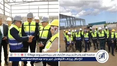 محافظ الدقهلية يتفقد إنشاءات مصنع تدوير المخلفات بقلابشو ضمن مشروع تحسين مياه مصرف كيتشنر 