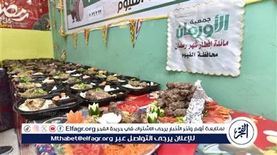 بالتزامن مع أجواء الشهر الفضيل.. توزيع وجبات إفطار بمحافظة الفيوم