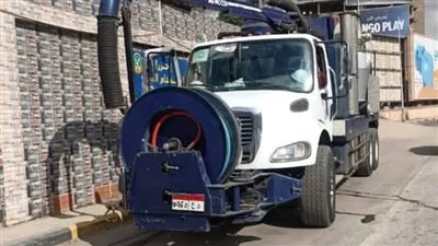 مياه الشرب بالجيزة ترفع درجة الاستعداد وتنشر سيارات شفط المياه تحسبًا للأمطار