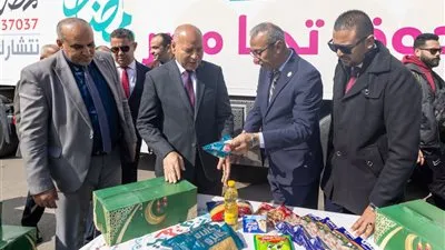 محافظ القاهرة يستقبل قوافل المبادرة الرئاسية 