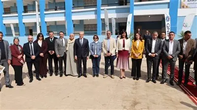 محافظ الجيزة يفتتح مبنى الإعدادي بمدرسة شهداء نزلة الشوبك الإعدادية المشتركة بالبدرشين بعد تطويره