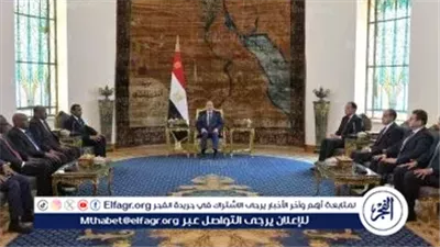 عاجل- الرئيس السيسي يستقبل رئيس وزراء السودان ويؤكد دعم مصر لاستقرار ووحدة السودان
