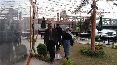 محافظ القليوبية يتفقد مكتبة المنار وممشى النيل وأعمال تطوير المرحلة (د)
