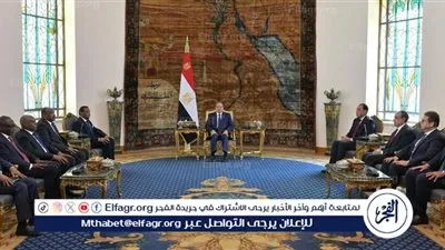 «الفجر» تنشر نص تصريحات السيسي خلال استقباله رئيس وزراء السودان وتأكيده دعم استقرار الخرطوم ووحدة أراضيها