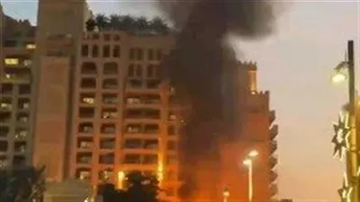 السيطرة على حريق عيادة طبية بأول شارع الحادقة في الفيوم