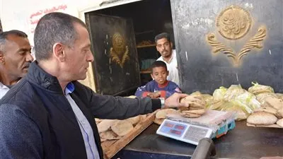 محافظ أسوان يتفقد السيل الجديد