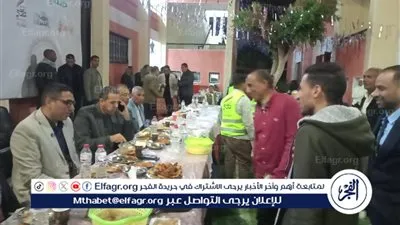  نائب محافظ الأقصر يشارك ذوي الهمم وأسرهم مائدة الإفطار بمدرسة أمل طه حسين للصم