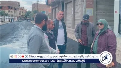 رئيس مركزومدينة ابشواى تتفقد أعمال رصف طريق العجميين طبهار