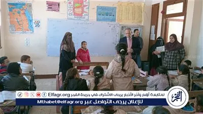 زيارة مفاجئة لوكيل تعليم أسيوط لـ 5 مدارس بشطب اليوم 