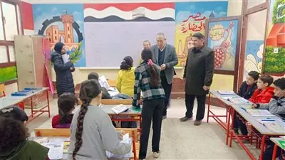 جولة تفقدية لمدير تعليم القليوبية بمدارس القناطر لمتابعة انتظام الدراسة