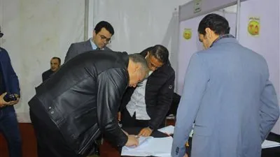 وزير البترول يشارك في انتخابات نقابة المهندسين