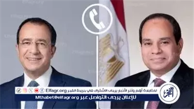 عاجل- السيسي ورئيس قبرص يؤكدان ضرورة الالتزام باتفاق وقف الحرب في غزة وتنفيذ المرحلة الثانية