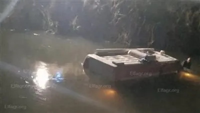 ننشر أسماء مصابي حادث انقلاب سيارة بنك الدم بترعة الإبراهيمية جنوب المنيا