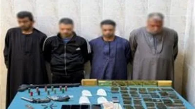 مصرع عنصرين شديدي الخطورة بالأقصر وضبط مخدرات وأسلحة بـ71 مليون جنيه