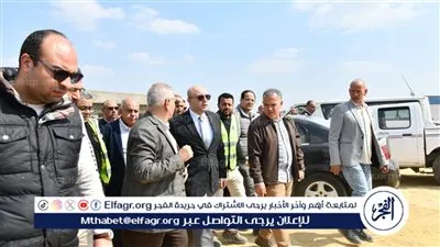 محافظ الفيوم يتفقد سير العمل بمشروع إعادة تأهيل محطة معالجة الصرف الصناعي بكوم أوشيم