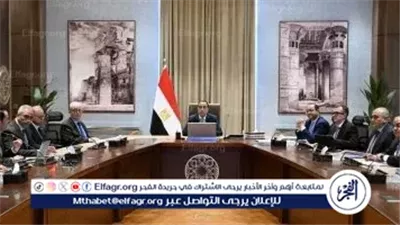 عاجل- «الفجر» تنشر أبرز تصريحات رئيس الوزراء خلال الاجتماع الأسبوعي للحكومة (كامل التفاصيل)