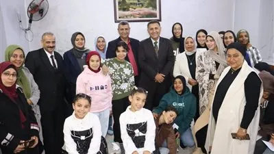 محافظ القليوبية يشارك فتيات مؤسسة البنات ببنها إفطار عيد الفطر