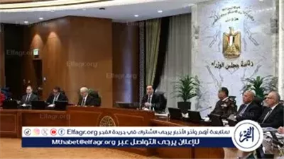 عاجل- مدبولي: قرارات حاسمة لتعزيز كفاءة الطاقة ودعم التنمية الشاملة في الاجتماع الثالث والثمانين لمجلس الوزراء