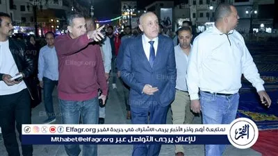بالصور.. محافظ الأقصر يتفقد ساحة أبو الحجاج قبيل صلاة العيد للاطمئنان على جاهزيتها