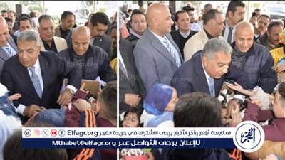 محافظ الدقهلية يشارك أطفال مستشفى الأطفال الجامعي احتفالهم بعيد الفطر