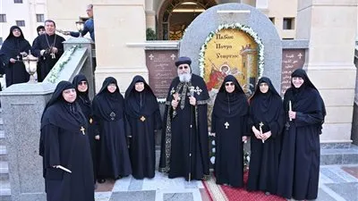 رسامة ٩ راهبات جديدات بيد قداسة البابا تواضروس لأربعة من أديرة الراهبات